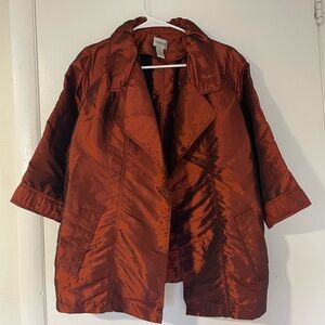 Chico's Rust Puffy Jacket